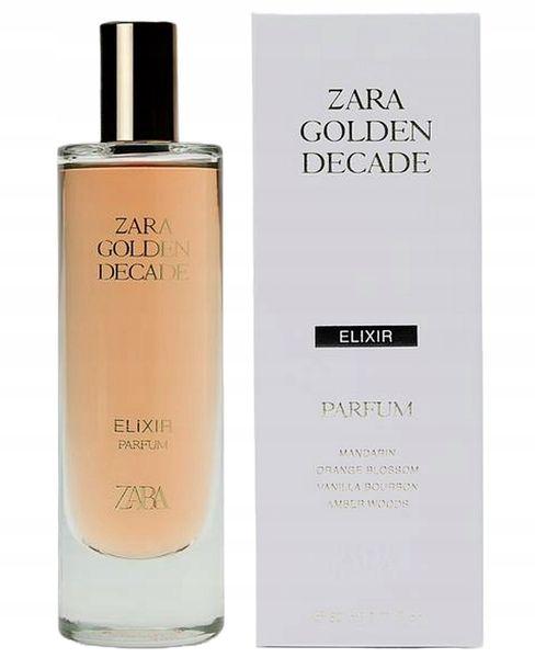 ﻿ZARA ELIXIR PARFUM GOLDEN DECADE ELIXIR PARFUM 80 ML WIĘKSZA POJEMNOŚĆ