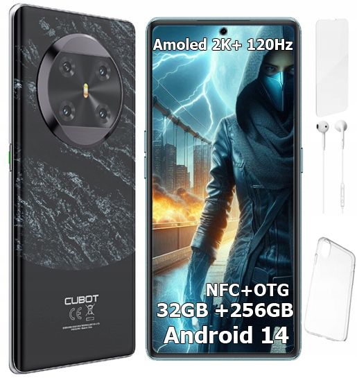 Smartfon CUBOT X90 32/256GB DUAL SIM AMOLED 2K+ Android14 NFC + ETUI