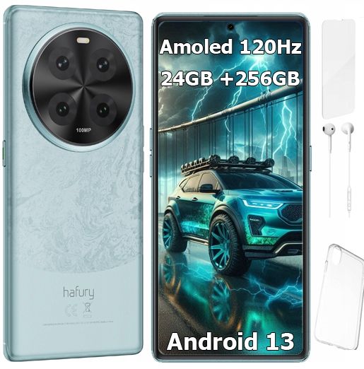 Smartfon CUBOT HAFURY MEET 24/256GB AMOLED 2K+ Android13 NFC + ETUI