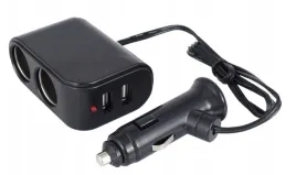 rozgaleziacz-podwojny-z-2x-usb-3-1a-z-przewodem-rozdzielacz-do-zapalniczki