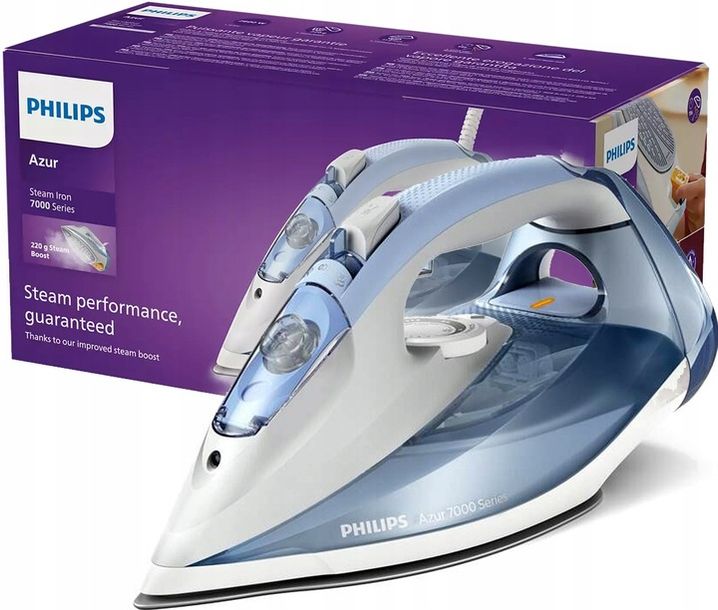 ﻿Żelazko parowe Philips Seria 7000 SteamGlide Plus DST7011/20