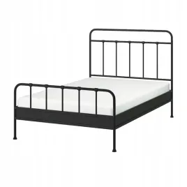 ikea-stjarno-rama-lozka-antracyt-leirsund-140x200-cm