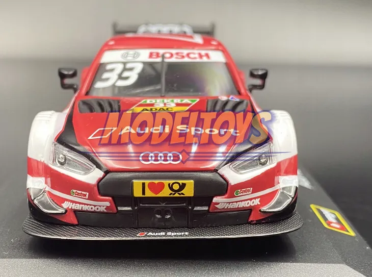 audi-rs-5-dtm-1-32-bburago-stan-nowy-stan-zlozenia-calosc-die-cast