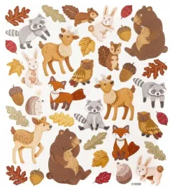 naklejki-brokatowe-lesne-zwierzaki-38szt