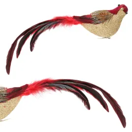 czerwono-zloty-ptak-na-klipsie-zawieszka-choinkowa-bombka-ozdoba-30-cm