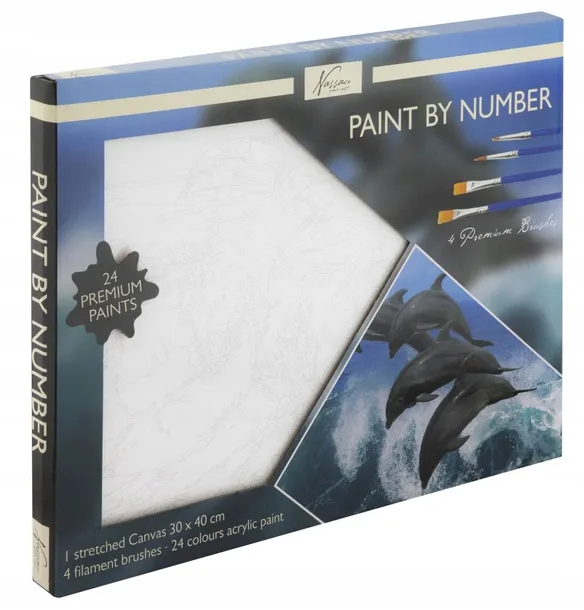 malowanie-po-numerach-dolphin-30x40cm-elementy-zestawu-farby-instrukcja-pedzle-wzor-na-plotnie