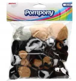 pompony-zwierzeta-54szt