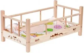 lozeczko-drewniane-dla-lalki-z-posciela-mix