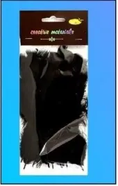 piorka-miekkie-czarne-15szt