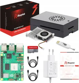 irasptek-raspberry-pi-5-zestaw-startowy-8gb-128gb-aluminiowa-obudowa-nowy