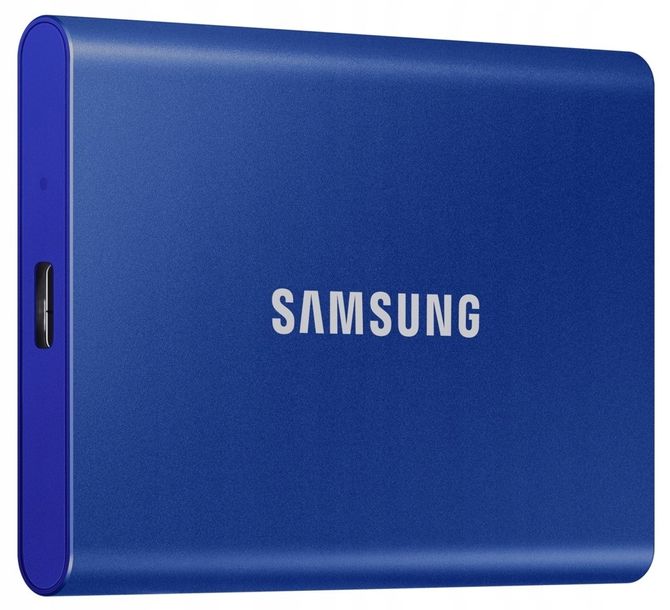 Samsung Portable SSD T7 2TB USB 3.2 Gen. 2 Niebieski 1050MB/s