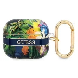 guess-gua3hhflb-airpods-3-cover-niebieski-blue-flower-strap-collection