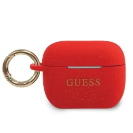 guess-guacapsilglre-airpods-pro-cover-czerwony-red-silicone-glitter