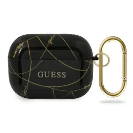 guess-guacaptpuchbk-airpods-pro-cover-czarny-black-gold-chain-collection