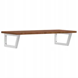 polka-scienna-pod-umywalke-stal-i-lite-drewno-debowe