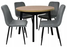 stol-okragly-100x100-130cm-artisan-4x-krzeslo-tapicerowane-welur-szary