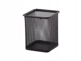 kubek-na-dlugopisy-siatka-kwadrat-czarny-leviatan