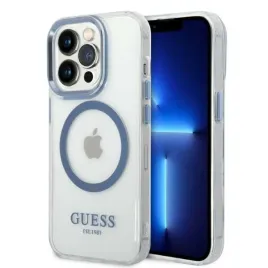 guess-guhmp14xhtrmb-iphone-14-pro-max-67-niebieski-blue-hard-case-metal-o
