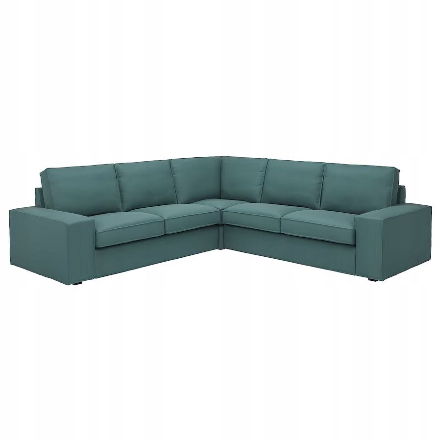Mo　IKEA ソファ　KIVIK KIVIK sofa 3-osobowa z szezlongiem, Kelinge szaroturkusowy