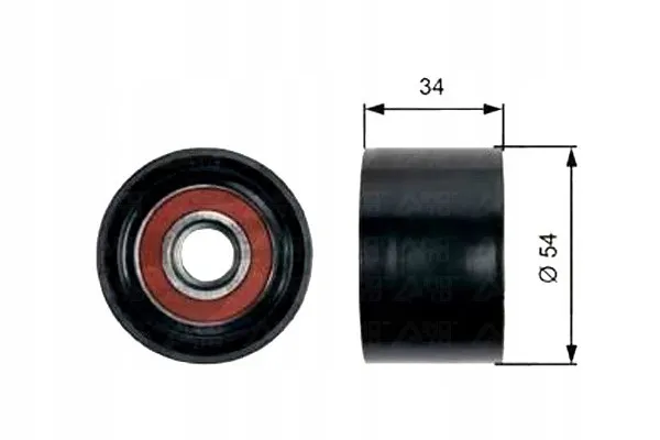 rolka-napinacza-gates-numer-katalogowy-oryginalu-mercedes-benz-6422000570-mercedes-benz-a6422000570