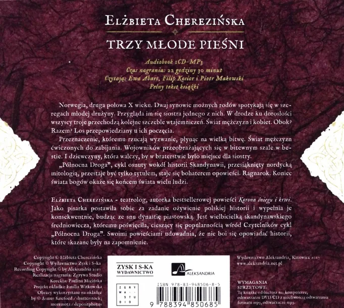 trzy-mlode-piesni-audiobook-autor-elzbieta-cherezinska