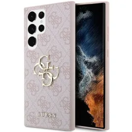guess-guhcs23l4gmgpi-s23-ultra-s918-rozowy-pink-hardcase-4g-big-metal-logo