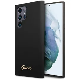 guess-guhcs23lslsmk-s23-ultra-s918-czarny-black-hardcase-silicone-vintage-g