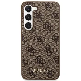 guess-guhcs24mg4gfbr-s24-s926-brazowy-brown-hard-case-4g-metal-gold-logo