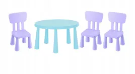 ikea-zestaw-mammut-stolik-dzieciecy-jasnoniebieski-85cm-3-krzeselka-liliowy