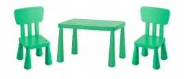 ikea-zestaw-mammut-stolik-dzieciecy-77x55cm-2-krzeselka-jaskrawozielony