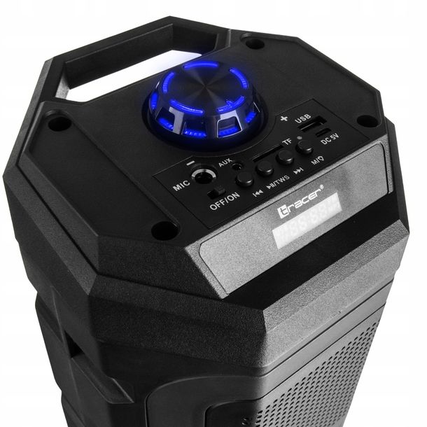 ﻿2 x GŁOŚNIK 1200W BLUETOOTH USB PRZENOŚNY BEZPRZEWODOWY RADIO FM WIEŻA BOOM