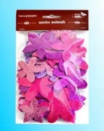 kwiatki-brokatowe-60szt