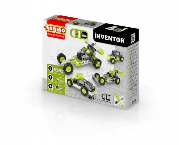 inventor-4-models-cars-samochody-wysokosc-produktu-16-cm