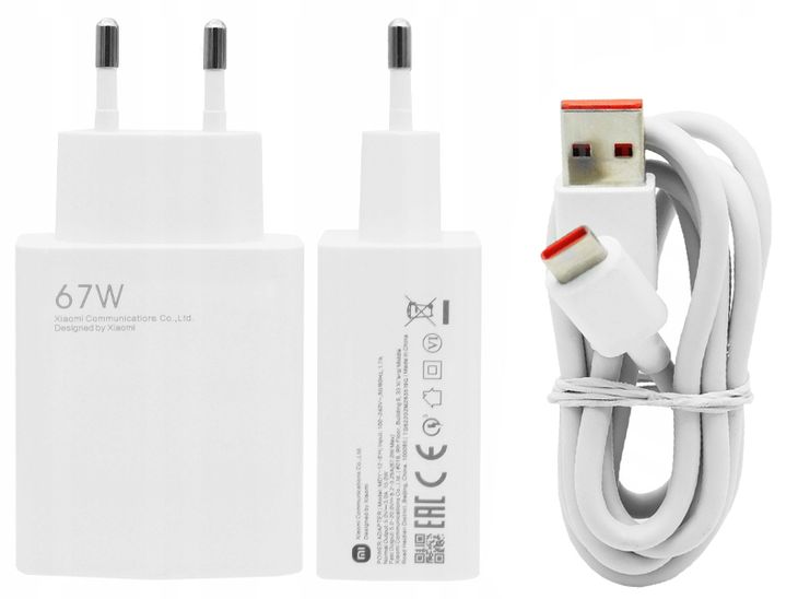 ﻿ORYGINALNA ŁADOWARKA SIECIOWA XIAOMI MDY-12-EH 67W TURBO CHARGE + KABEL C