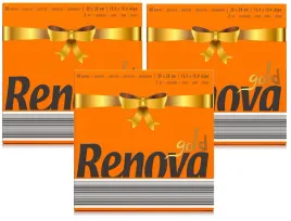 3x-serwetki-stolowe-renova-gold-pomaranczowe-40szt
