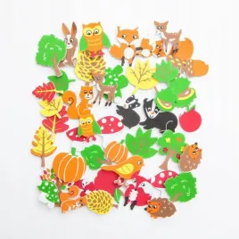 naklejki-z-pianki-z-nadrukiem-las-96-szt
