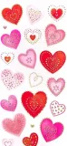 naklejki-papierowe-brokatowe-serca-kolor-czerwony-roze
