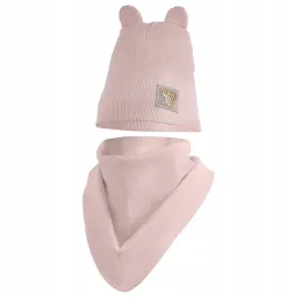 czapka-wiosenna-jesienna-z-kominem-czapeczka-komplet-dla-dzieci-50-52-pudr