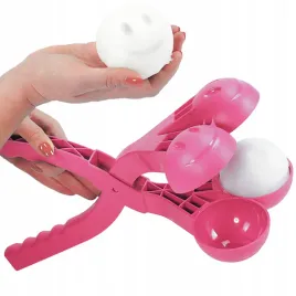 sniezkomat-narzedzie-do-robienia-kulek-ze-sniegu-podwojny-kulkomat-rozowy