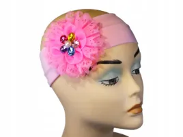 opaska-bawelna-kwiat-cyrkonie-rozne-kolory