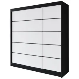 szafa-przesuwna-rimi-vii-200-polki-czarny-bialy-mat-stylowa-nowa-modulowa