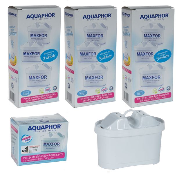 ﻿Wkład filtrujący filtry do wody Aquaphor Maxfor+ plus 10 sztuk