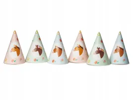 czapeczki-papierowe-urodzinowe-konie-koniki-na-urodziny-roczek-16cm-6szt