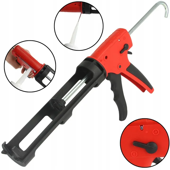 pistolet-do-silikonu-mas-wyciskacz-kartuszy-akryl-klej-ekstra-mocny-stan-nowy