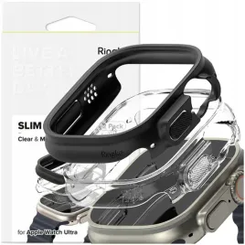 ringke-slim-2-pack-etui-do-apple-watch-ultra-1-2-49-mm-clear-matte-blac