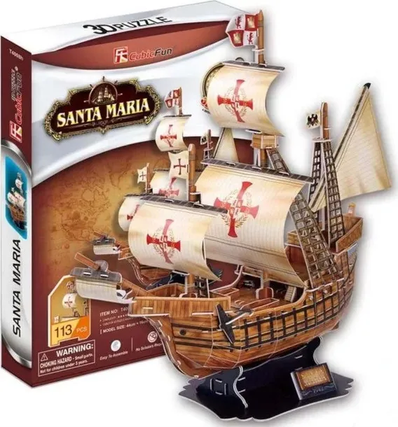 puzzle-3d-zaglowiec-santa-maria-kod-producenta-t4008h