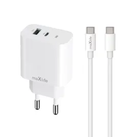 maxlife-ladowarka-sieciowa-pd-qc-mxtc-06-20ac-1x-usb-c-1x-usb-20w-biala-k