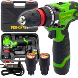 wiertarko-wkretarka-akumulatorowa-procraft-pa12dfr-2-aku-walizka-dioda