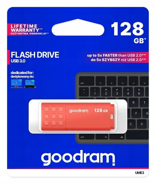 goodram-flashdrive-128gb-ume3-usb-3-0-orange-material-tworzywo-sztuczne