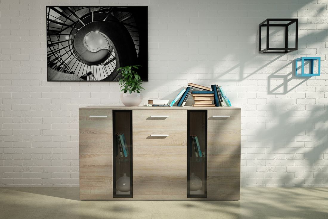 zestaw-mebli-pokojowych-szafa-komoda-lawa-dab-sonoma